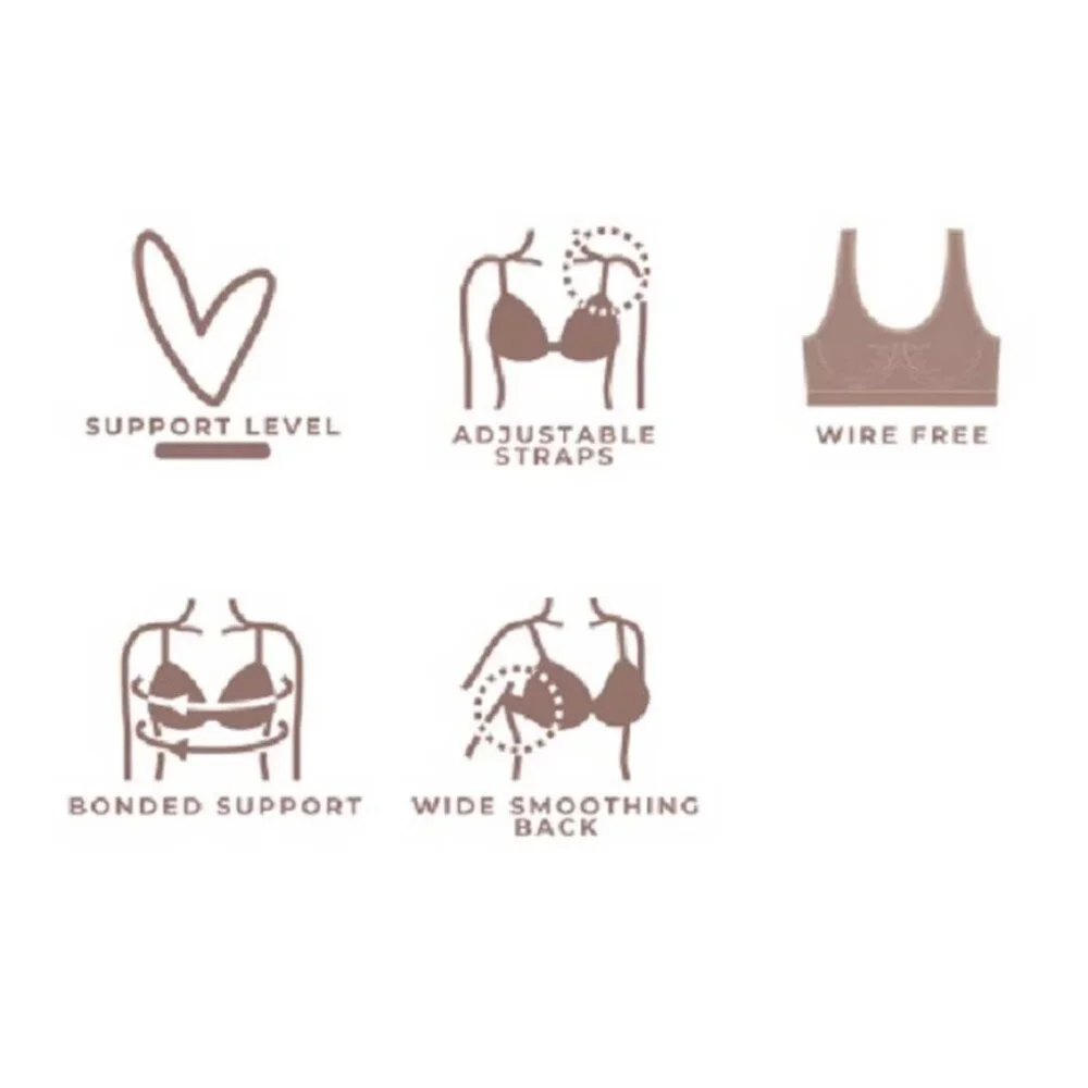 Rhonda Shear 2-pack Molded Cup Bra with Cross Back Mesh Detail NOT 4 SALE